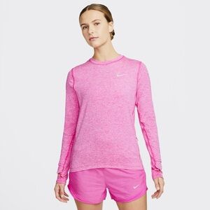 Nike Dri-FIT Running Crew in Fuchsia, XS